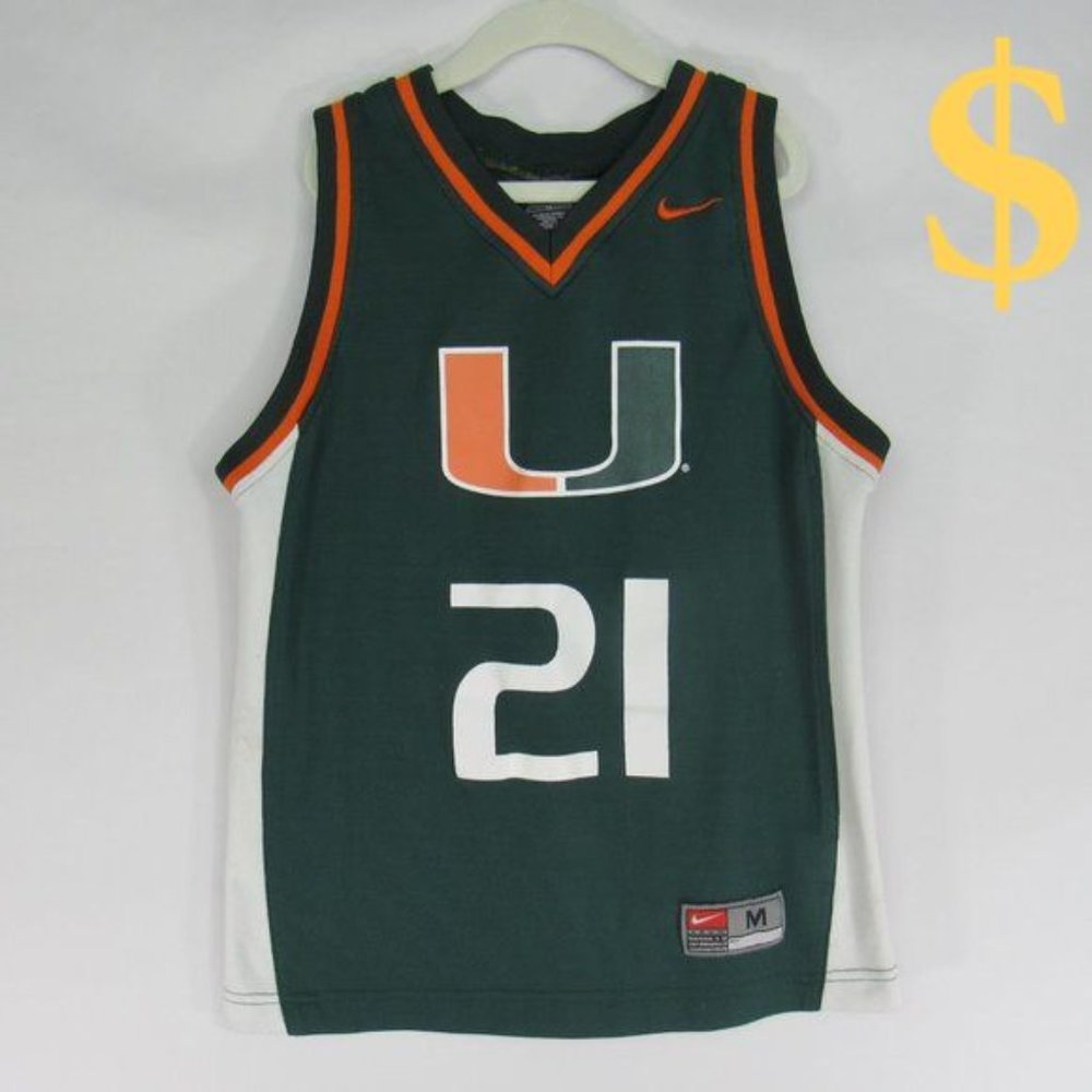 Nike University of Miami The U Jersey Sz M (12/14)